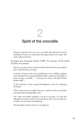 2. Spirit of the Crocodile
