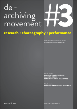 Choreography#3 : Performance Ed