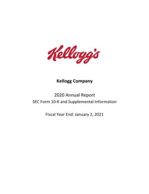 Kellogg Company 2020 Annual Report