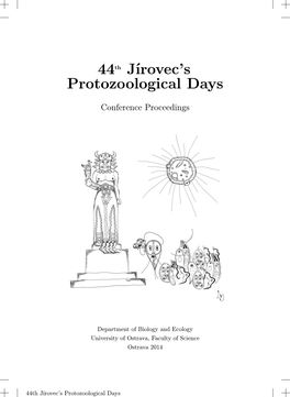 44Th Jírovec's Protozoological Days