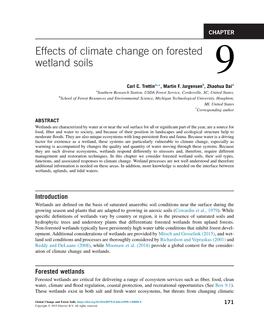 Effects of Climate Change on Forested Wetland Soils [Chapter 9]