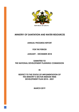 Ministry of Sanitation and Water Resources