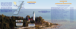 LIGHTHOUSES Shoreline, You Will Find Historic Lighthouses & Standing Testament to Door County's Rich Plum Island Range of Door County Maritime Heritage