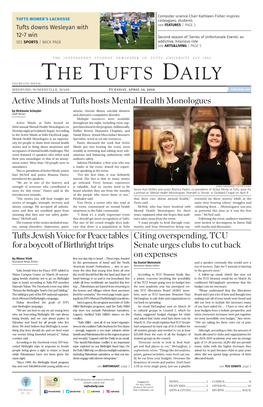 The Tufts Daily Volume Lxxv, Issue 46