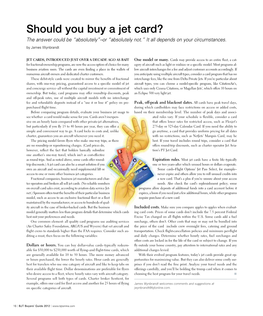Should You Buy a Jet Card? the Answer Could Be “Absolutely”–Or “Absolutely Not.” It All Depends on Your Circumstances