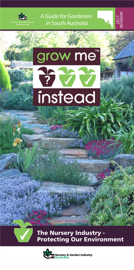 Protecting Our Environment a Guide for Gardeners in South Australia