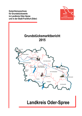 Grundstücksmarktbericht 2015 Landkreis Oder-Spree