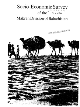 Socio-Economic Survey of the Makran Division of Baluchistan
