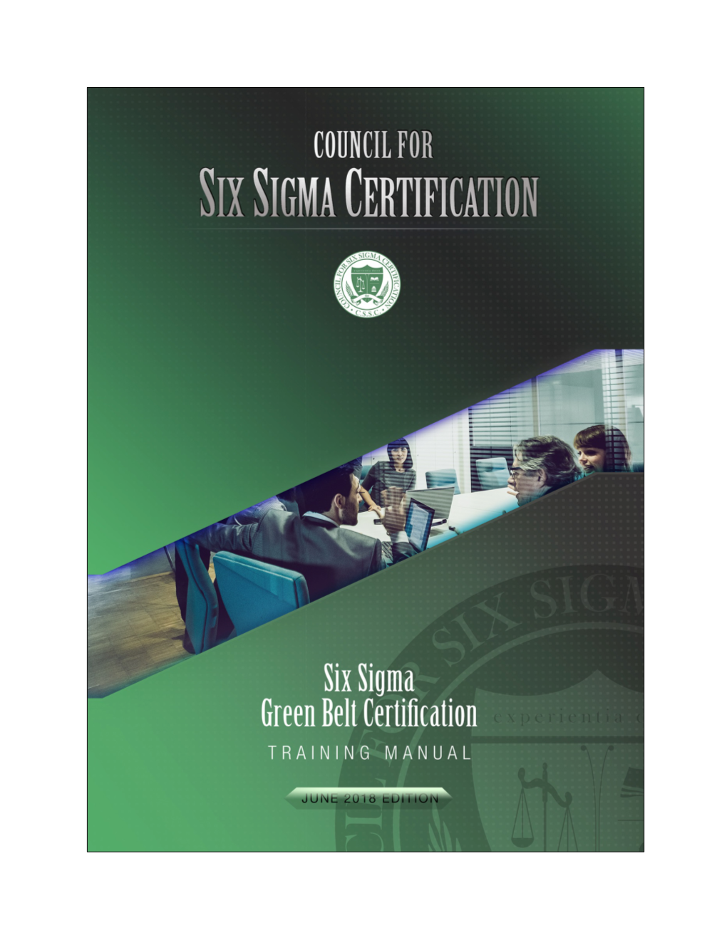 Six Sigma Green Belt Certification Training Manual