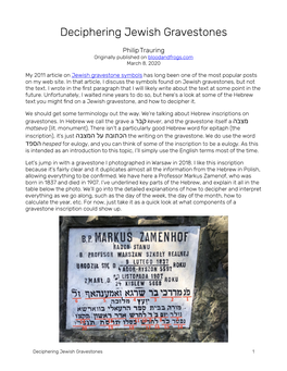Deciphering-Jewish-Gravestones.Pdf
