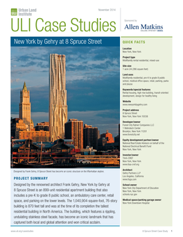 ULI Case Studies Sponsored By