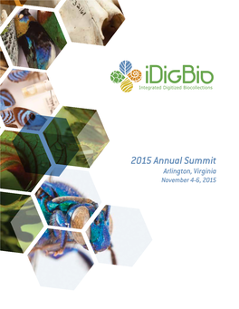 Idigbio Summit V Online Program