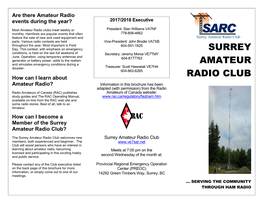 Surrey Amateur Radio Club?