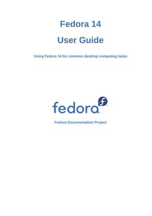 Fedora 14 User Guide