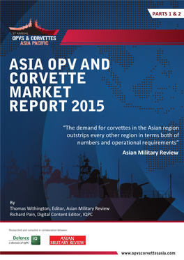 Asia Opv and Corvette Market Report 2015