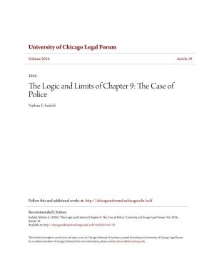 The Logic and Limits of Chapter 9: the Case of Police