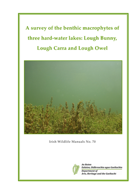 A Survey of Benthic Macrophytes in Three Hard-Water Lakes: Lough