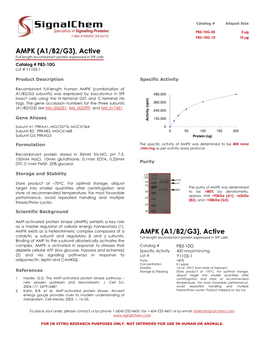 Active AMPK (A1/B2/G3)