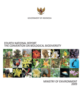 Fourth National Report the Convention on Biological Biodiversity Ministry Of