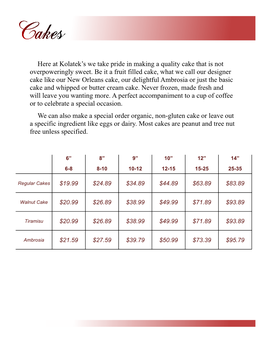 Download Our Cake Pricing Guide Here