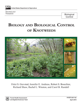 Biology and Biological Control of Knotweeds