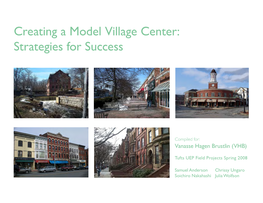 Creating a Model Village Center: Strategies for Success