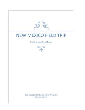 New Mexico Field Trip