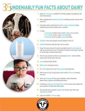Dairy Fun Facts
