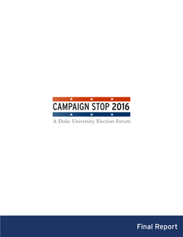Campaign Stop 2016