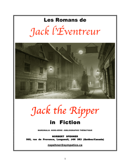 Jack L'éventreur Jack the Ripper