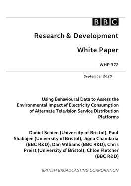 Research & Development White Paper