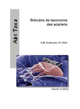 Bréviaire De Taxonomie Des Acariens