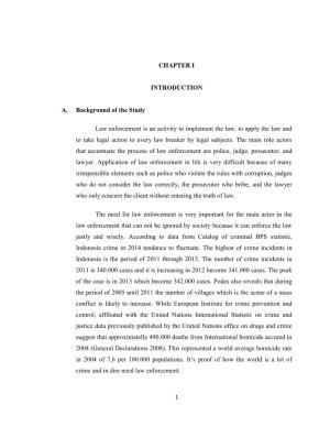 CHAPTER I INTRODUCTION A. Background of the Study Law