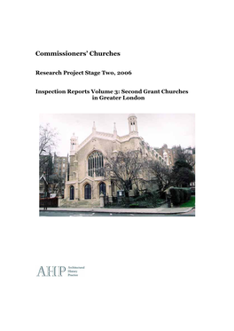 Commissioners' Churches 3