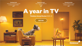 Thinkbox Annual Review 2020–21 ENTER