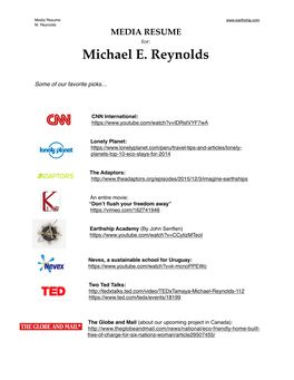 Michael-Reynolds-Media-Resume.Pdf