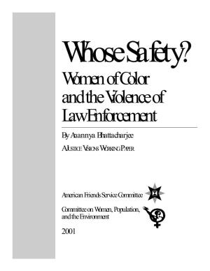 Women of Color and the Violence of Law Enforcement by Anannya Bhattacharjee