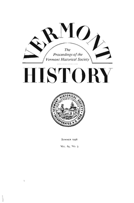 The Proceedings of the Vermont Historical Society