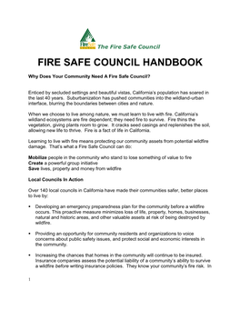 Fire Safe Council Handbook