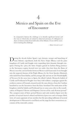 Mexico and Spain on the Eve of Encounter