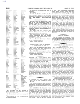 CONGRESSIONAL RECORD—HOUSE April 12, 1999