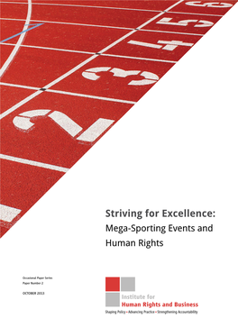Mega Sporting Events and Human Rights