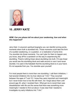 10. Jerry Katz