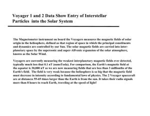 Voyager 1 and 2 Data Show Entry of Interstellar Particles Into the Solar System