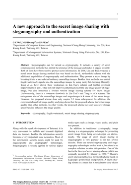 A New Approach to the Secret Image Sharing with Steganography and Authentication