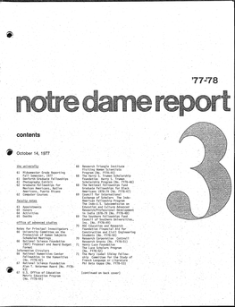 Notre Dame Report 7:03 (1977-10-14)