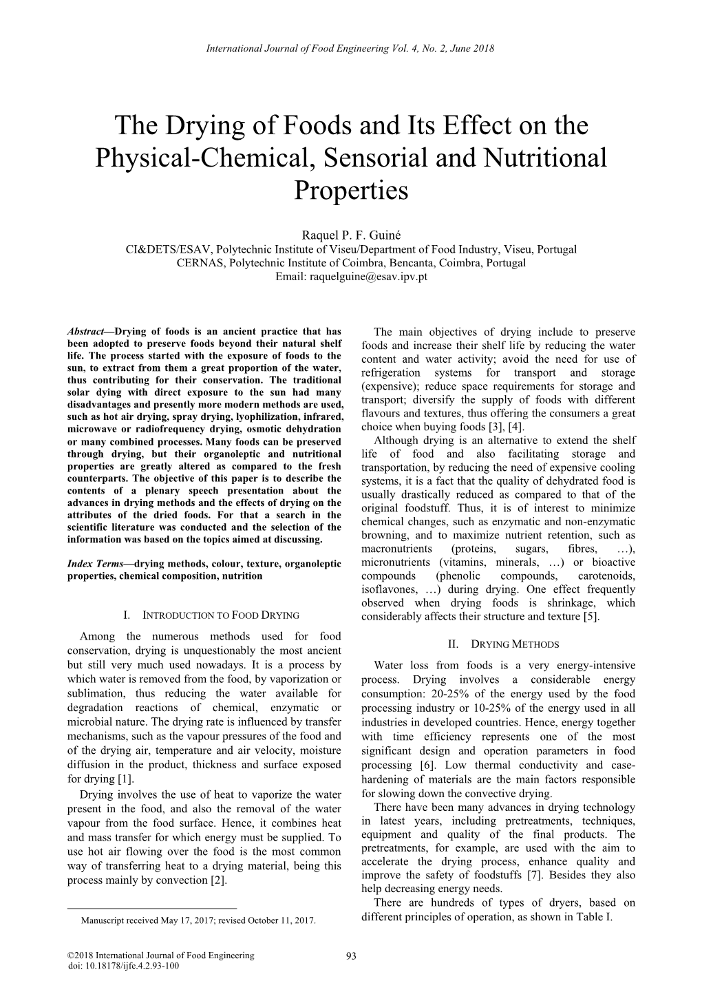 the-drying-of-foods-and-its-effect-on-the-physical-chemical-sensorial