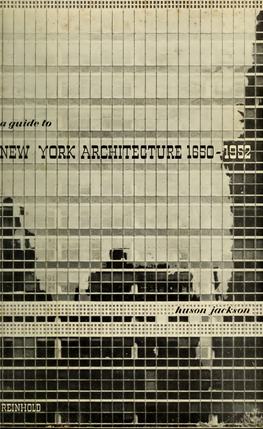 New York Architecture, 1650-1952