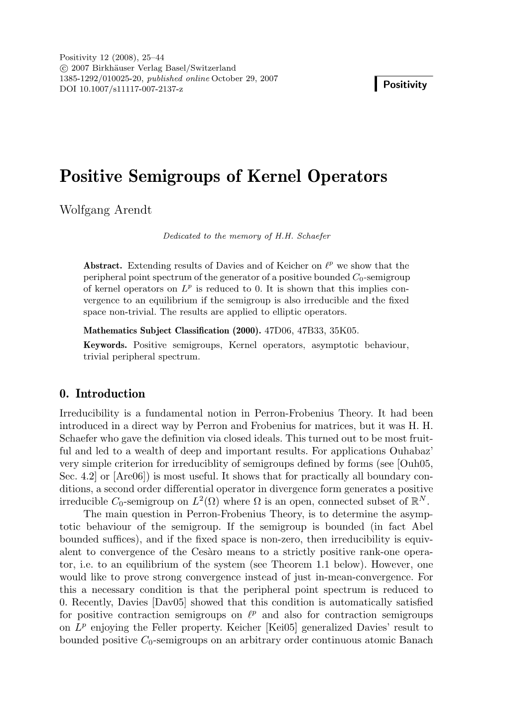 Positive Semigroups of Kernel Operators