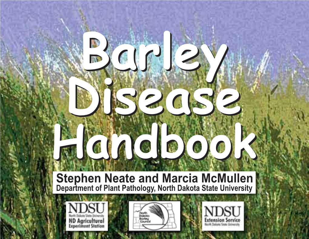 Barley Disease Handbook, Neate, S